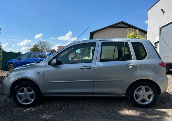 Mazda 2 cena 7000 przebieg: 208874, rok produkcji 2005 z Mikołów małe 92